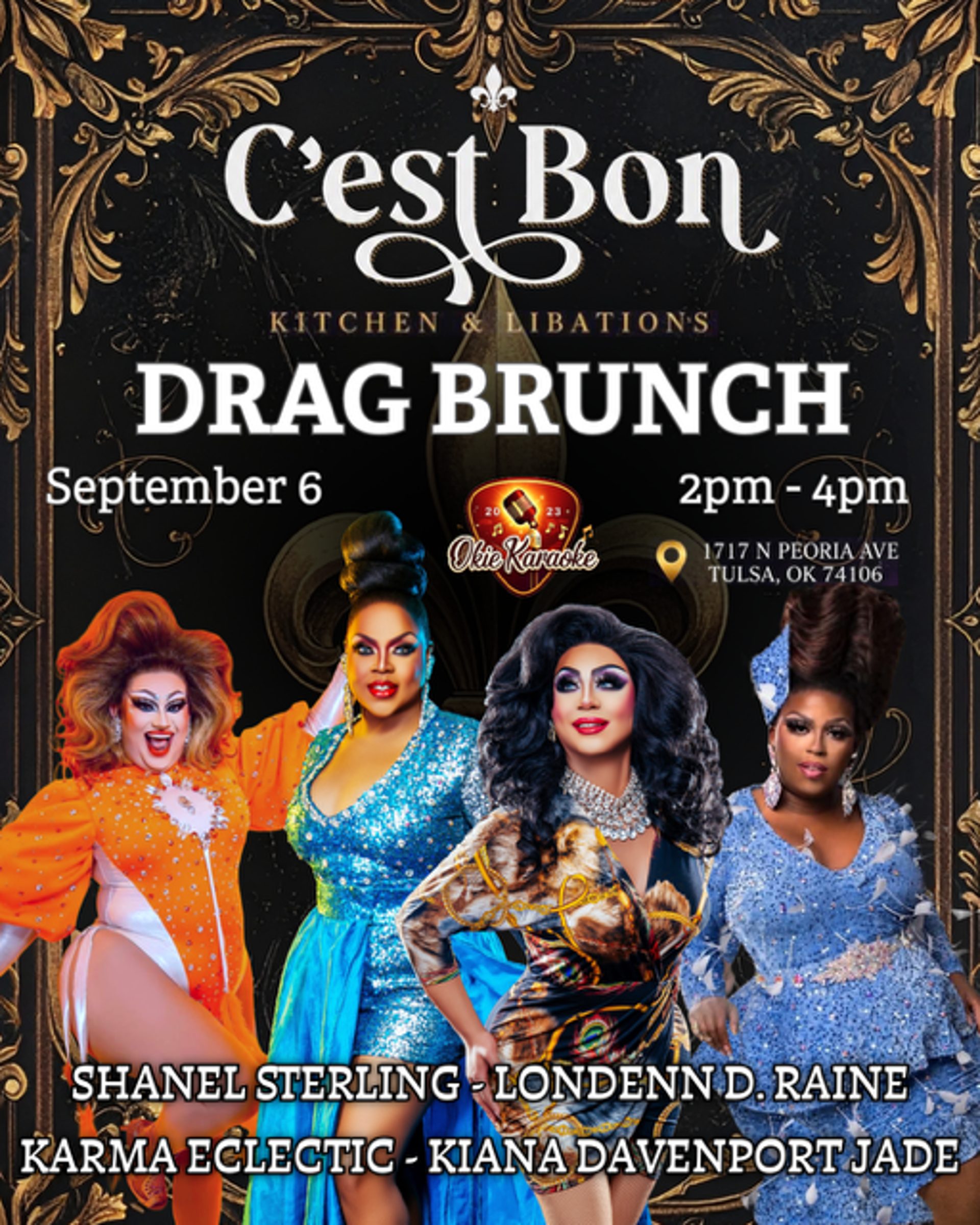 C'est Bon presents every first Sunday Drag Brunch.