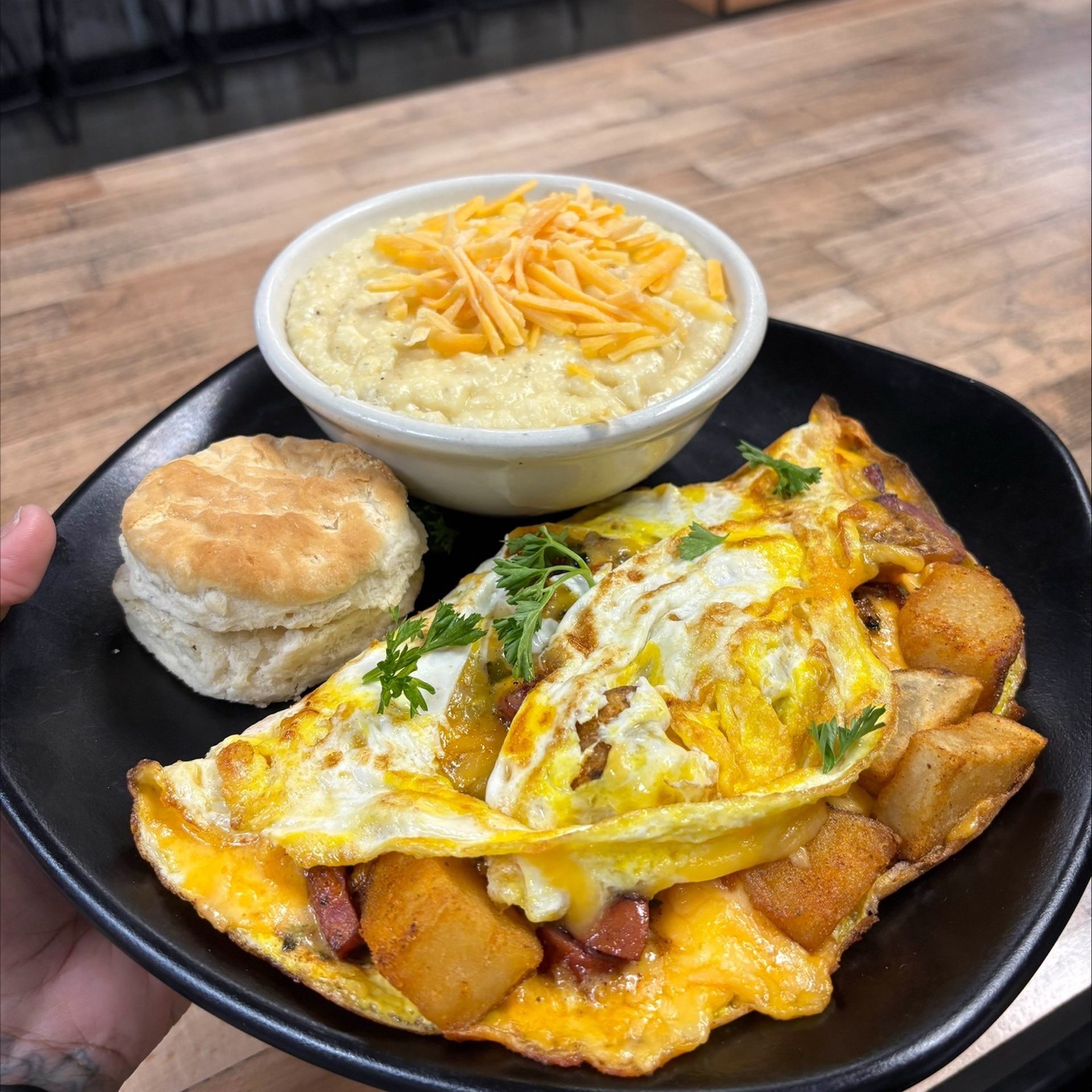 The brunch menu