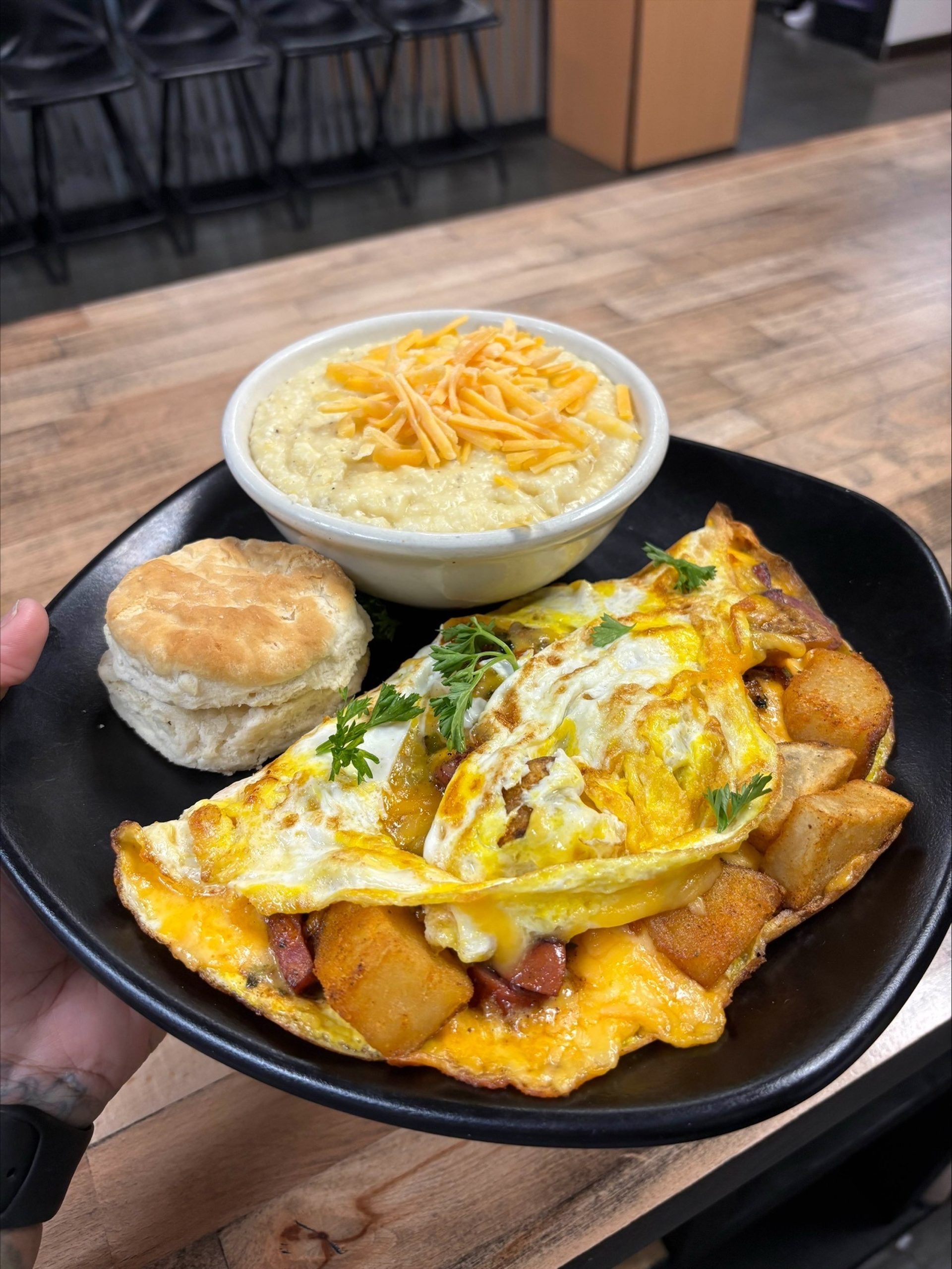 The brunch menu
