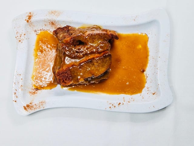 Amaretto Bread Pudding.